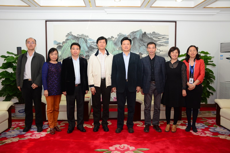 校长乔建永会见海淀区教育委员会主任陆云泉一