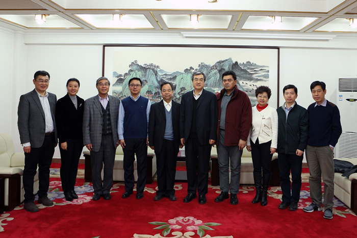北京邮电大学温向明副校长会见国家行政学院教务部主任丁文峰教授等